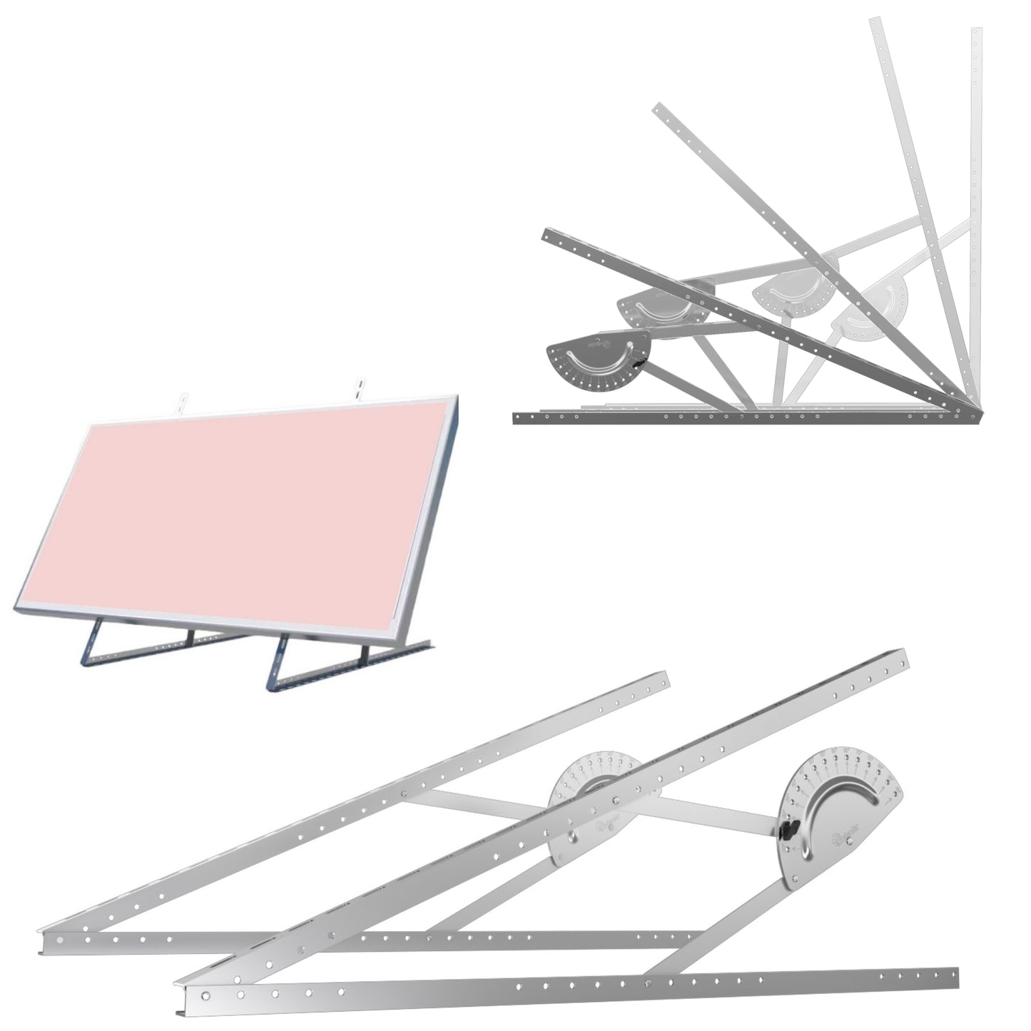 Supports de montage de module solaire de panneau solaire réglable Ms05