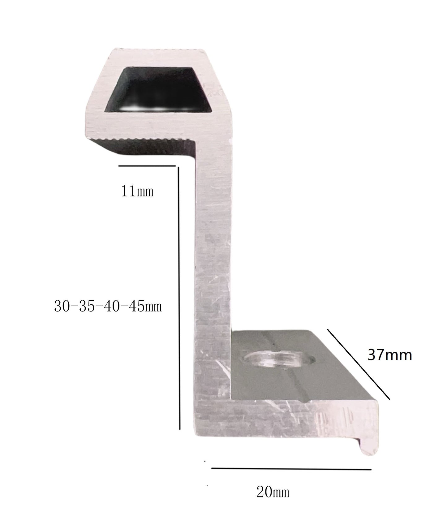 M4solar  Photovoltaik-Solarmodul Randklemmen-Endklemmen-Kopf Mby04t