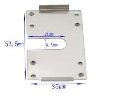 100 pcs Photovoltaik Solarmodul Solarmodul Erdungsklemme Erdungsklemme SEC03