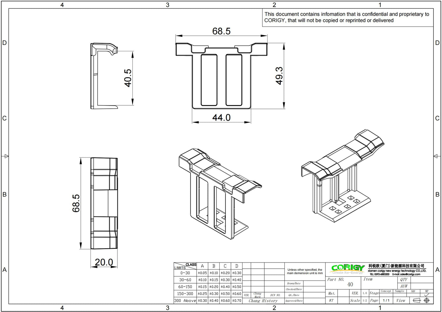 30 Pcs Wasserablauf-Clip für Solarmodul Mps02