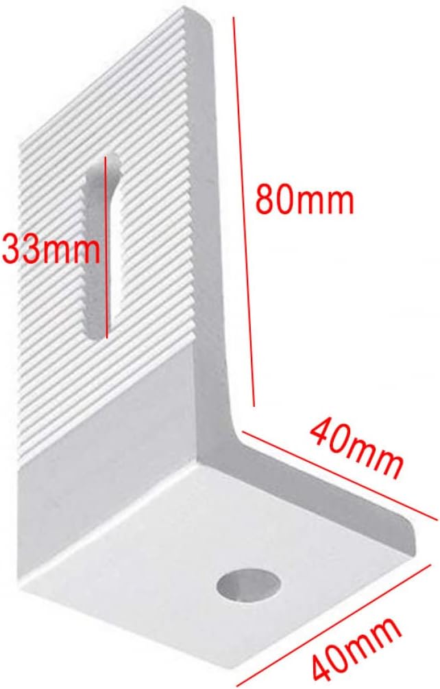 Solarmodul Halterung, Solar Pv Verbindungswinkel, Solarmodul-Montage, 90° Solar Panel L-Bracket, Halterung Solarpanel Flachdach, Solar Verbindungswinkel