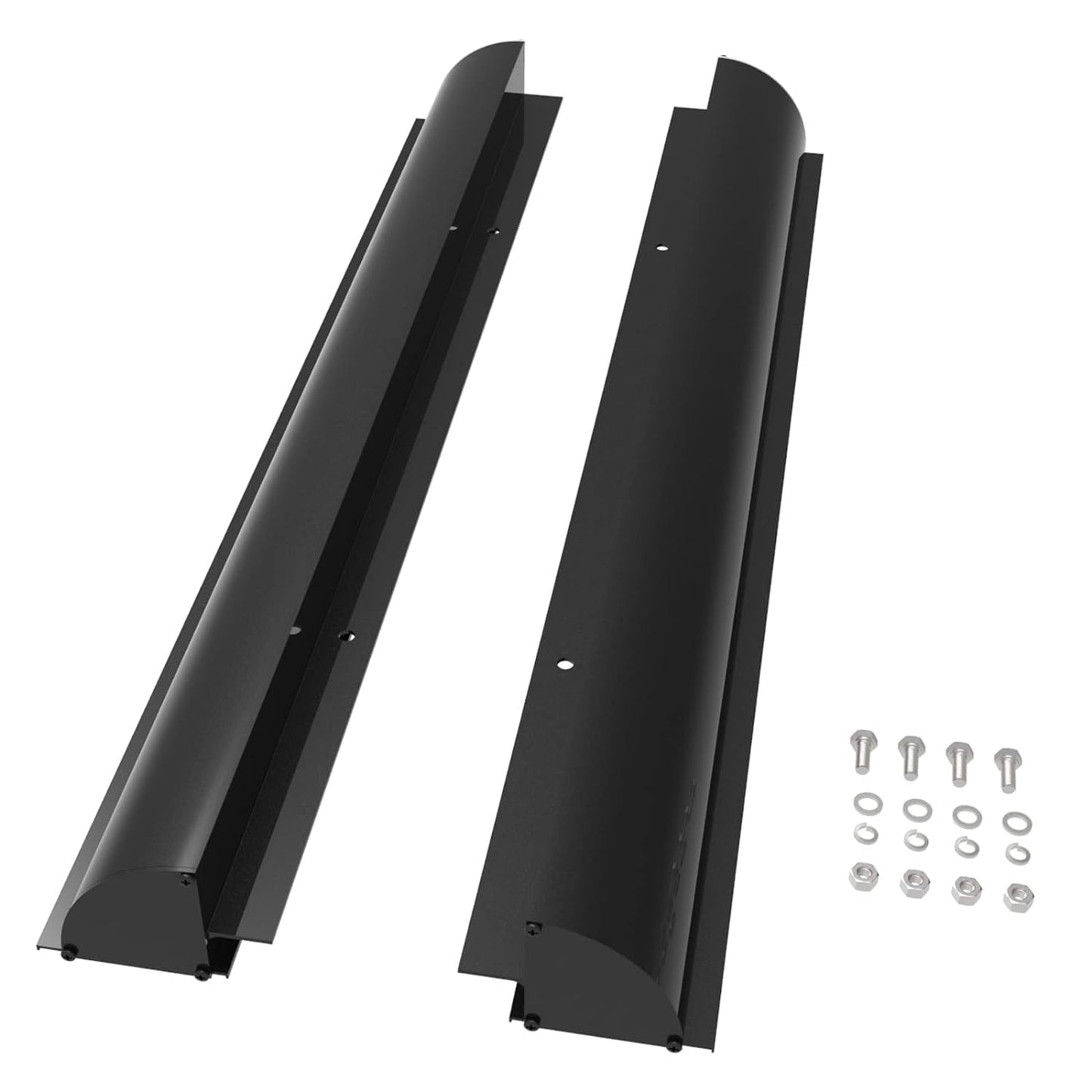 51cm/55cm/67cm Solarmodul Aluminium Halterung, Haltespoiler Dachführung in Schwarz mit vorgebohrten Löchern, ideal für Wohnmobile Caraven Boot