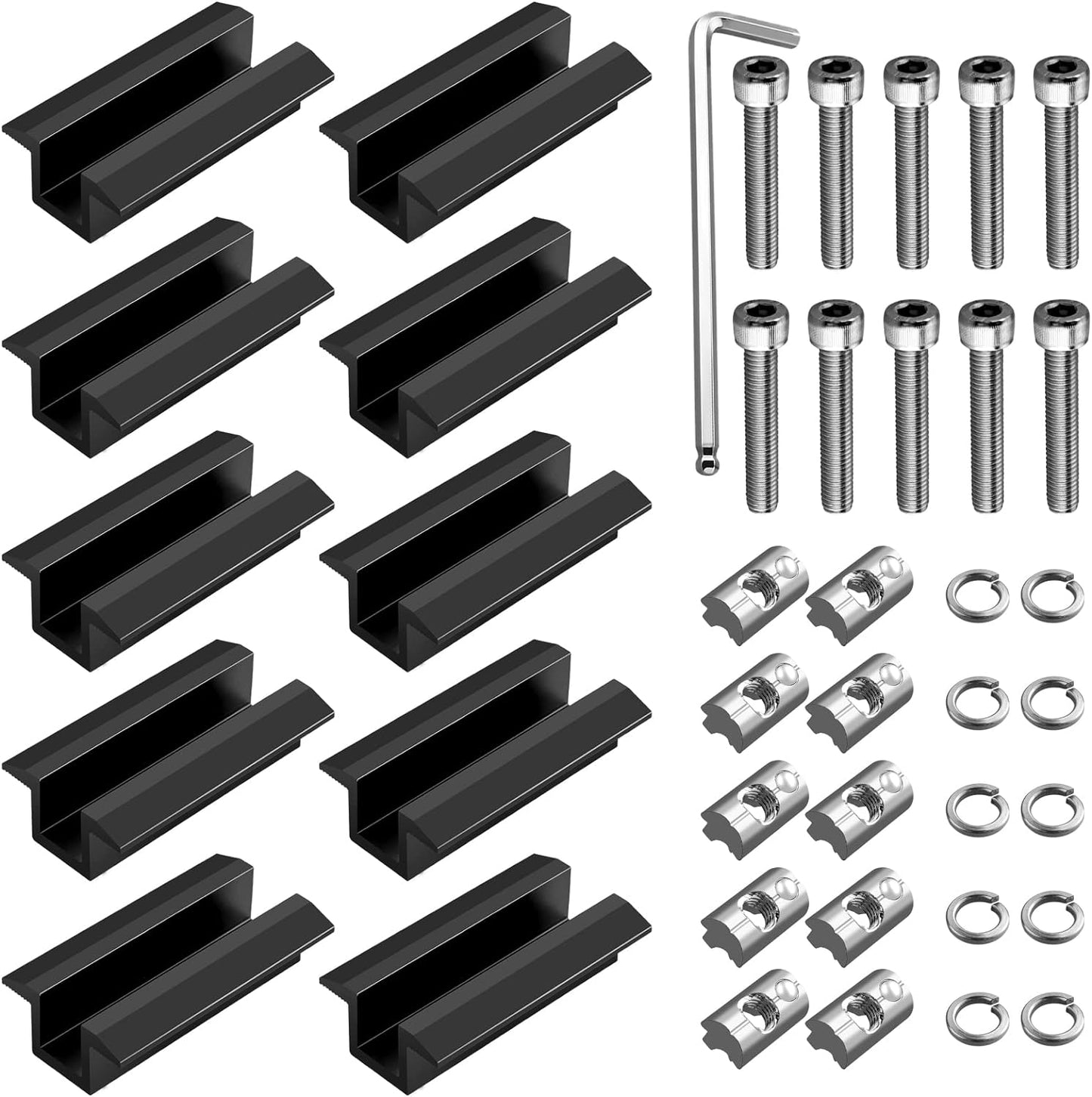 10pcs Photovoltaik-Solarmodul-Mittelklemmen Mzy13